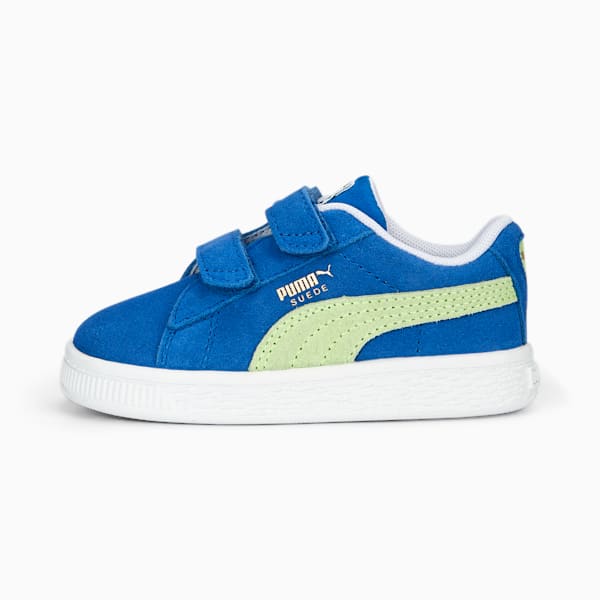 Tenis para bebés Suede Classic XXI, Victoria Blue-Fast Yellow, extralarge