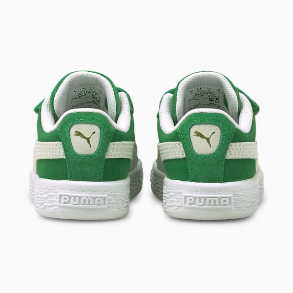 Suede Teams Toddler Shoes, Amazon Green-Puma White, extralarge