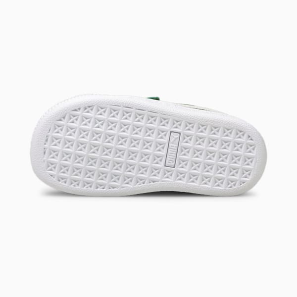 Suede Teams Toddler Shoes, Amazon Green-Puma White, extralarge