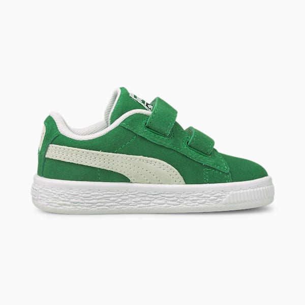 Suede Teams Toddler Shoes, Amazon Green-Puma White, extralarge