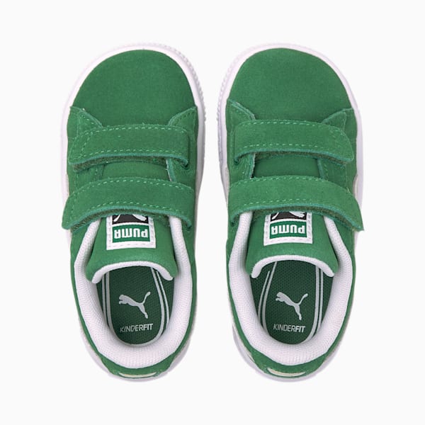 Suede Teams Toddler Shoes, Amazon Green-Puma White, extralarge