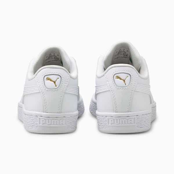 Basket Classic XXI Youth Trainers, Puma White-Puma White, extralarge-GBR