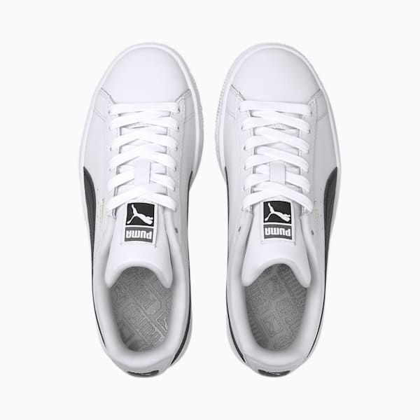 Basket Classic XXI Youth Trainers, Puma White-Puma Black, extralarge-GBR