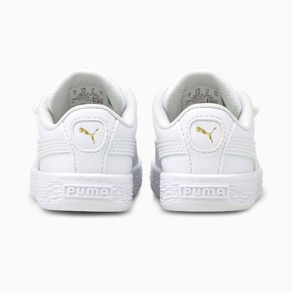 Basket Classic XXI Babies' Trainers, Puma White-Puma White, extralarge-GBR