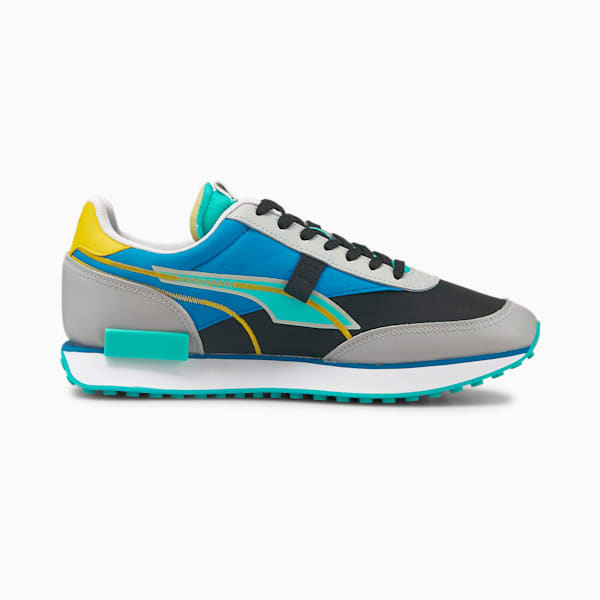 Future Rider Twofold Sneakers, Puma Black-Gray Violet-Future Blue, extralarge