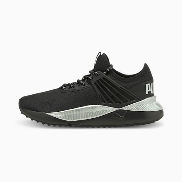 Pacer Future Shine Women's Sneakers, Puma Black-Puma Silver, extralarge