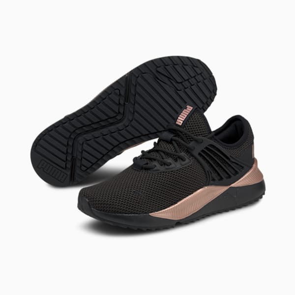 Tenis Pacer Future Lux para Mujer, Puma Black-Rose Gold, extralarge