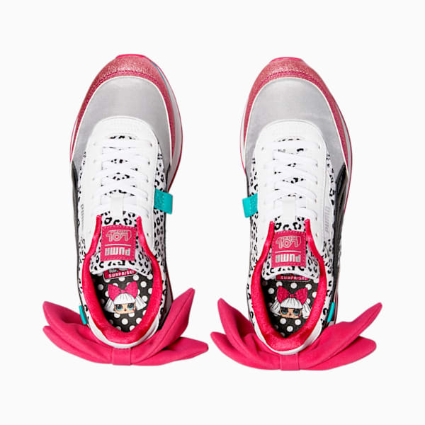 PUMA x L.O.L. SURPRISE! Future Rider Diva Sneakers JR, Puma White-Puma Black-BRIGHT ROSE, extralarge