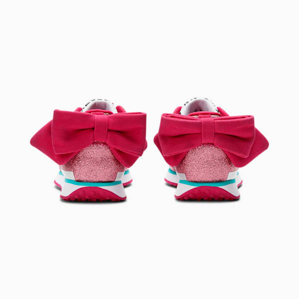 PUMA x L.O.L. SURPRISE! Future Rider Diva Little Kids' Shoes, Puma White-Puma Black-BRIGHT ROSE, extralarge