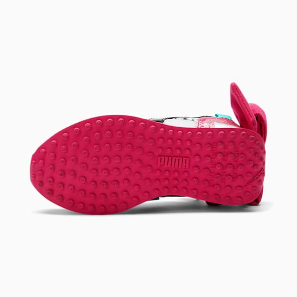 PUMA x L.O.L. SURPRISE! Future Rider Diva Little Kids' Shoes, Puma White-Puma Black-BRIGHT ROSE, extralarge