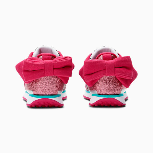 PUMA x L.O.L. SURPRISE! Future Rider Diva Toddler Shoes, Puma White-Puma Black-BRIGHT ROSE, extralarge