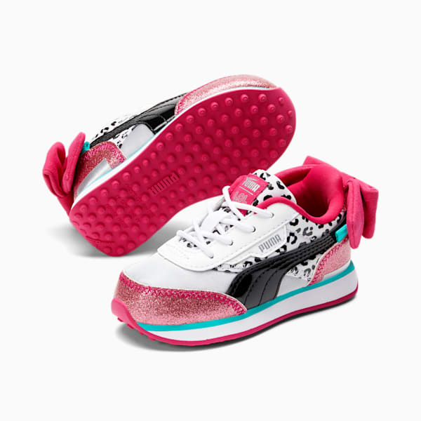 PUMA x L.O.L. SURPRISE! Future Rider Diva Toddler Shoes, Puma White-Puma Black-BRIGHT ROSE, extralarge