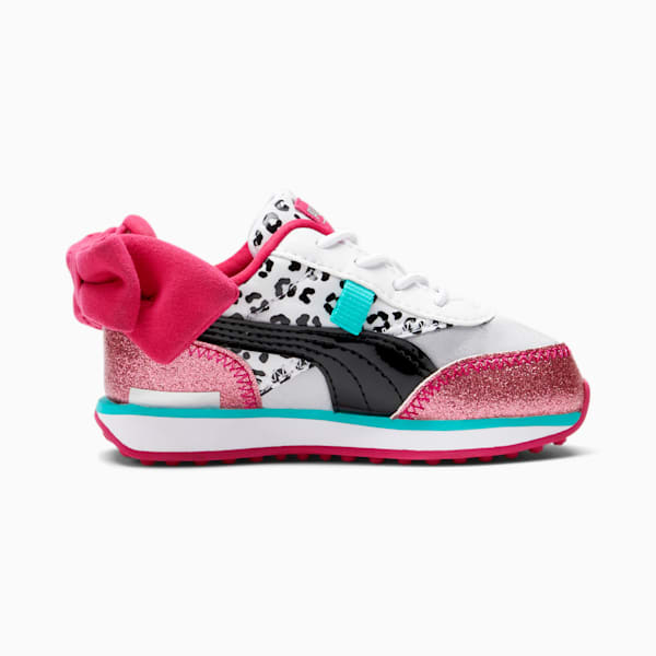 PUMA x L.O.L. SURPRISE! Future Rider Diva Toddler Shoes, Puma White-Puma Black-BRIGHT ROSE, extralarge