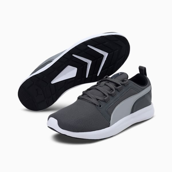 Ron V1 Unisex Sneakers, Dark Shadow-Puma Silver-Puma Black, extralarge-IND