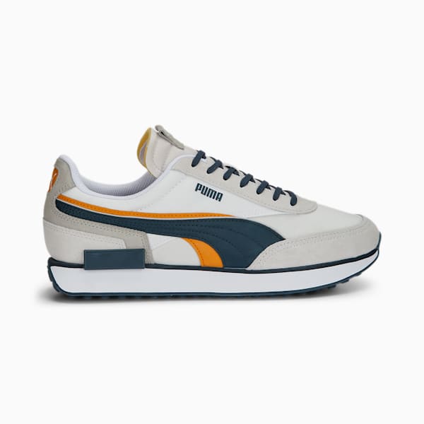Future Rider Double Sneakers, PUMA White-Feather Gray, extralarge-IND