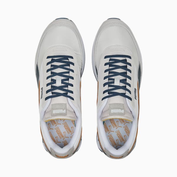 Future Rider Double Sneakers, PUMA White-Feather Gray, extralarge-IND