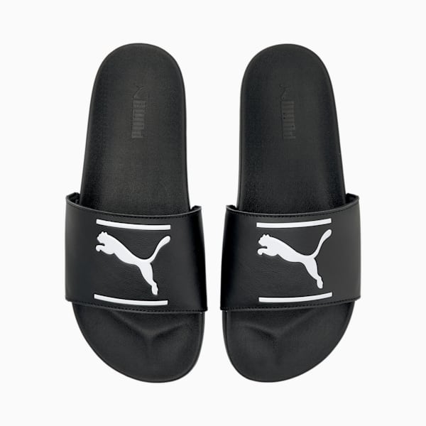 Leadcat FTR Comfort Men's Slides, Puma Black-Puma White, extralarge-IND