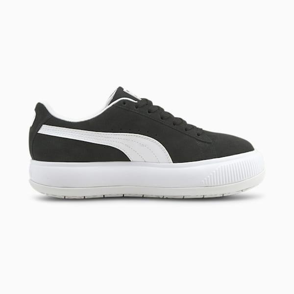 Suede Mayu Women's Sneakers, Puma Black-Puma White, extralarge-AUS