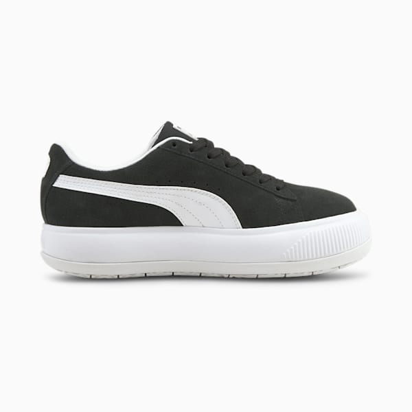 Suede Mayu Women's Sneakers, Puma Black-Puma White, extralarge-IND