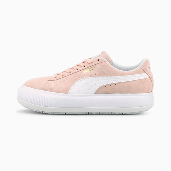 Suede Mayu Women's Sneakers, Lotus-Puma White, extralarge-IND