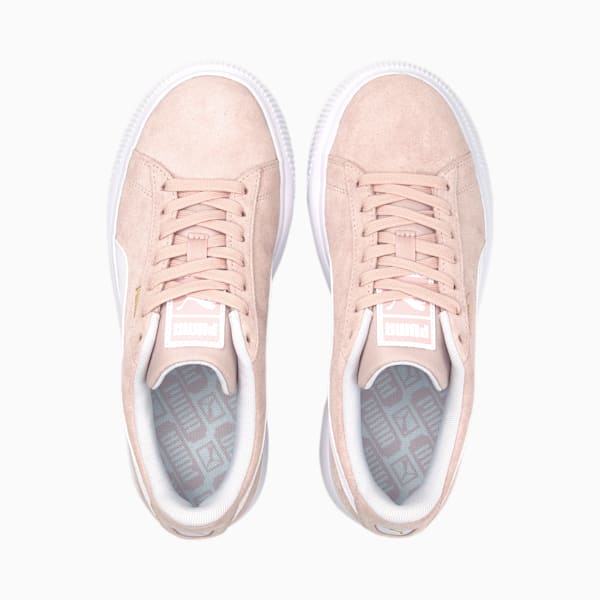 Suede Mayu Women's Sneakers, Lotus-Puma White, extralarge-IND