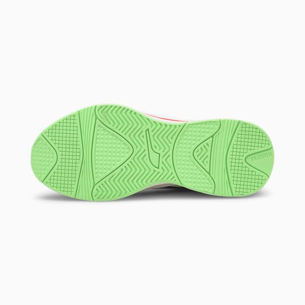 RS-Curve City Lights Women's Sneakers, Puma White-Elektro Green, extralarge