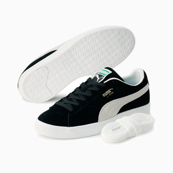 ユニセックス スウェード ライト スニーカー, Puma Black-Puma White, extralarge-JPN