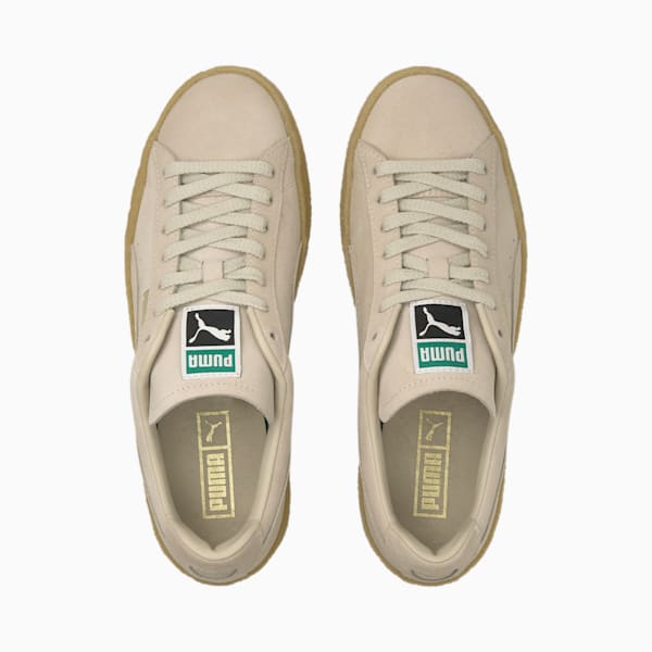 Suede Crepe Men's Sneakers, Peyote-Peyote, extralarge