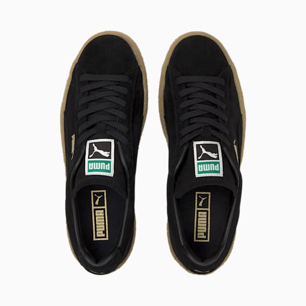 Suede Crepe Men's Sneakers, Puma Black-Puma Black, extralarge