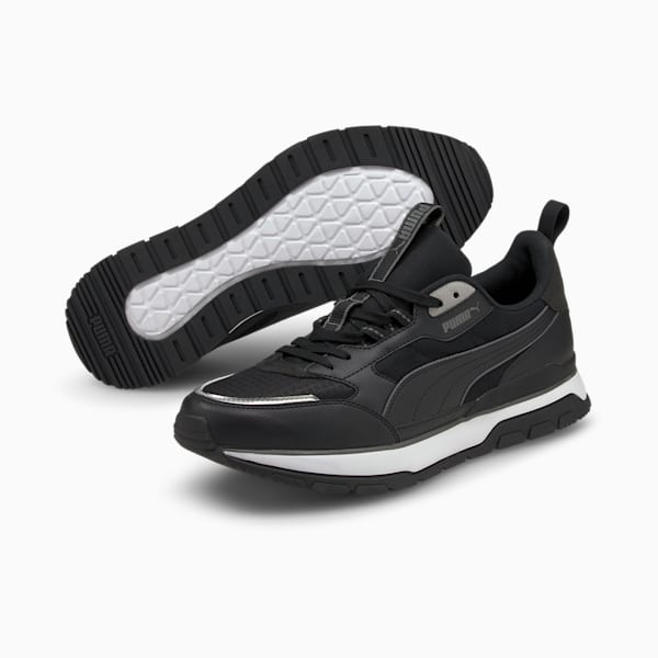 R78 Trek Trainers, Puma Black-Puma Black, extralarge