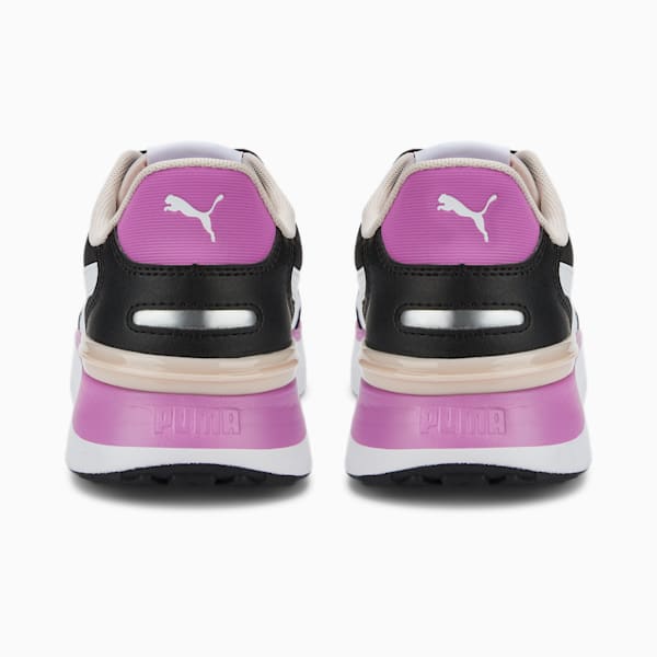 R78 Voyage Women's Sneakers, Puma Black-Puma White-Electric Orchid, extralarge-IND