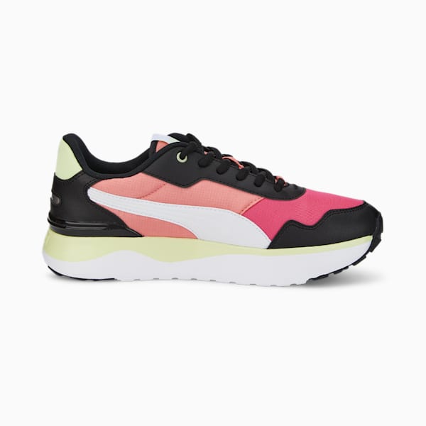 R78 Voyage Women's Sneakers, Puma Black-Puma White-Carnation Pink, extralarge