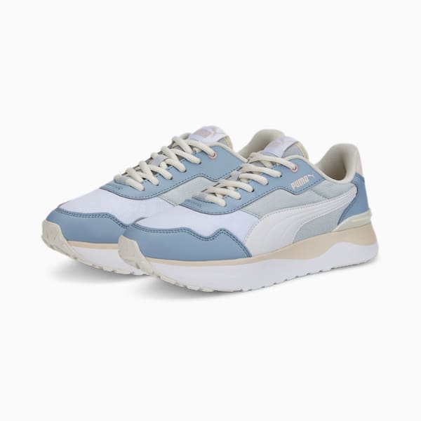 R78 Voyage Women's Sneakers, Blue Wash-Puma White-Island Pink, extralarge