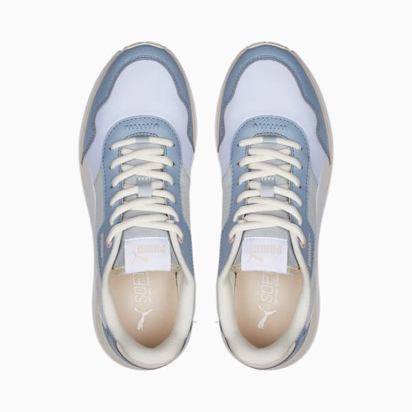 R78 Voyage Women's Sneakers, Blue Wash-Puma White-Island Pink, extralarge