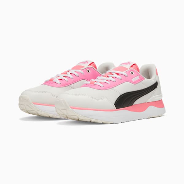 Tenis para mujer R78 Voyage, Vapor Gray-PUMA Black-Fast Pink, extralarge