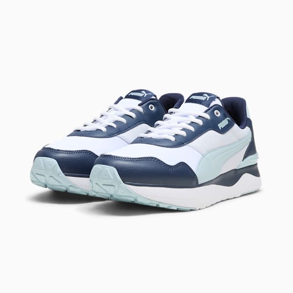 R78 Voyage Women's Sneakers, Silver Mist-Frosted Dew-Club Navy-PUMA White, extralarge