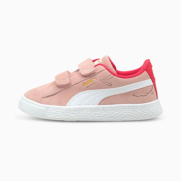 Suede Lil PUMA Little Kids' Sneakers, Lotus-Puma White, extralarge