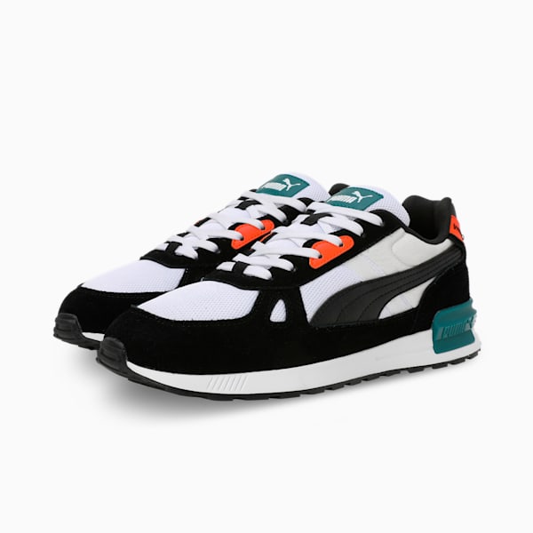 Graviton Pro Sneakers, PUMA White-PUMA Black-Warm White-Cold Green, extralarge-IND