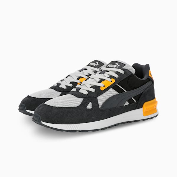 Graviton Pro Sneakers, Glacial Gray-Strong Gray-Tangerine, extralarge-IND