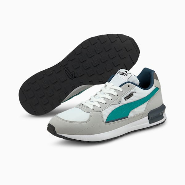 Graviton Men's Sneakers, Puma White-Parasailing-Gray Violet-Steel Gray-Puma Black, extralarge