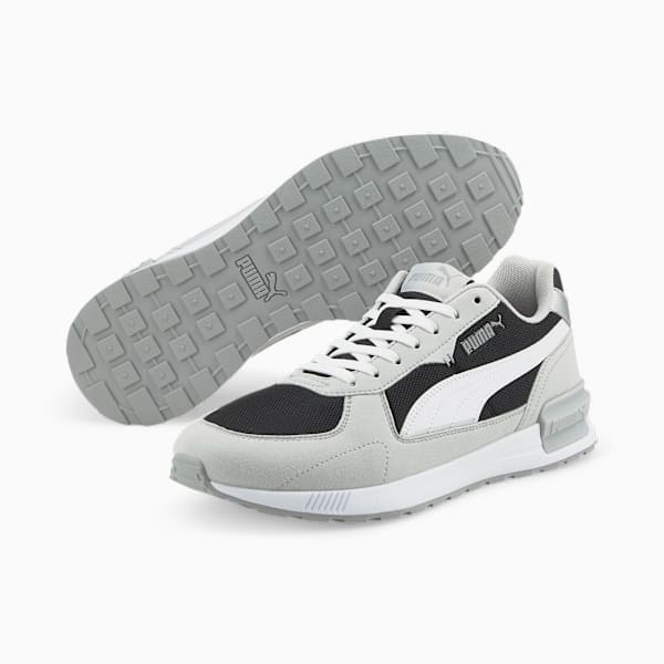 Graviton Lightweight Sneakers, Puma Black-Puma White-Gray Violet-Quarry, extralarge-IND