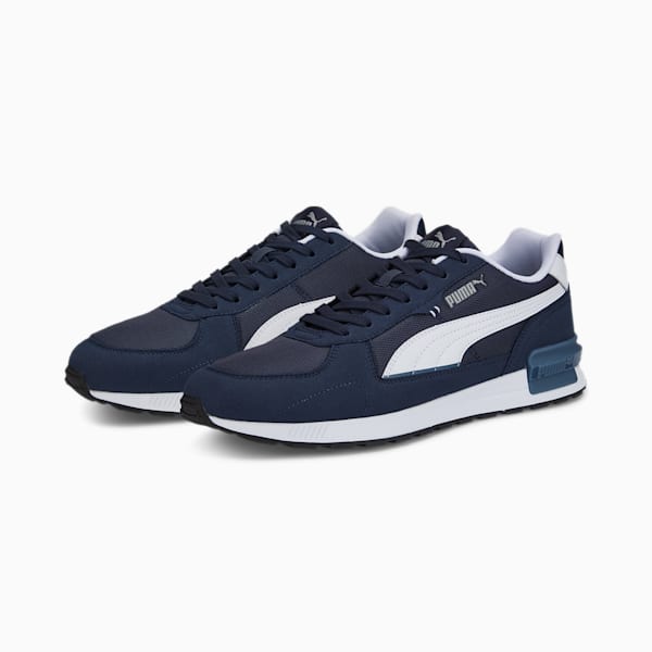 Graviton Men's Sneakers, Parisian Night-Puma White-Evening Sky-Quarry, extralarge