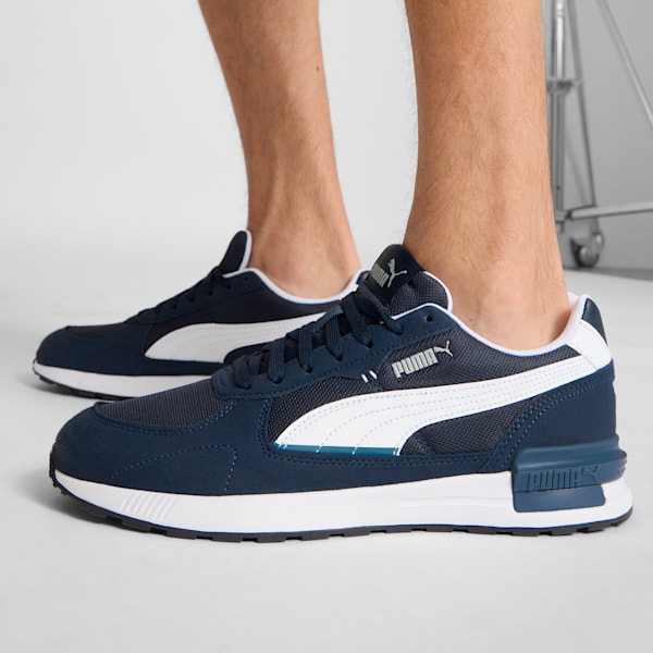 Graviton Men's Sneakers, Parisian Night-Puma White-Evening Sky-Quarry, extralarge