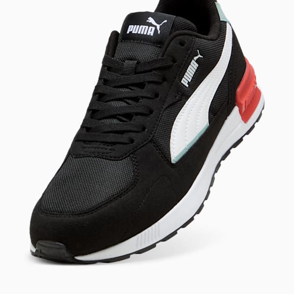 Graviton Men's Sneakers, PUMA Black-PUMA White-Modern Mint, extralarge