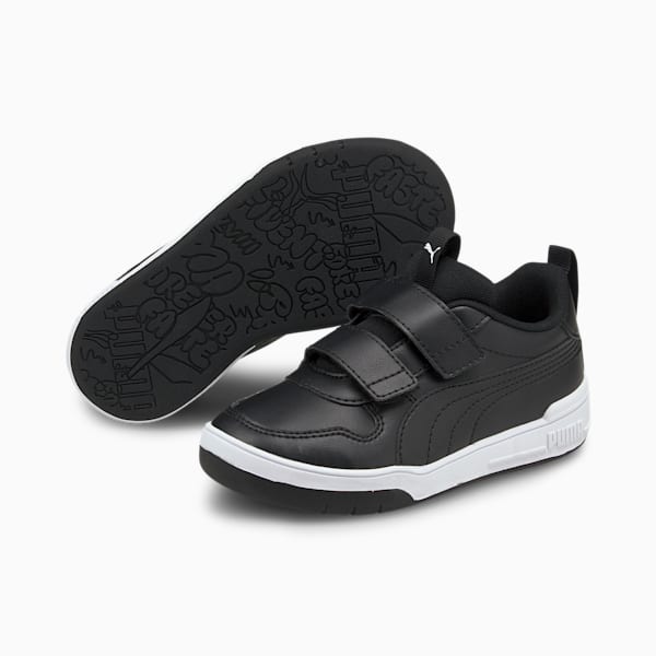 Zapatos deportivos Multiflex SL V para niño, Puma Black-Puma White, extralarge