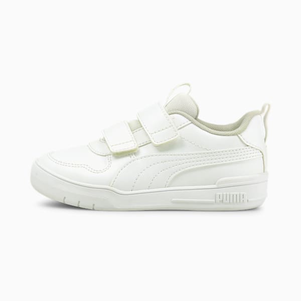 Multiflex SL V Little Kids' Sneakers, Puma White-Puma White, extralarge