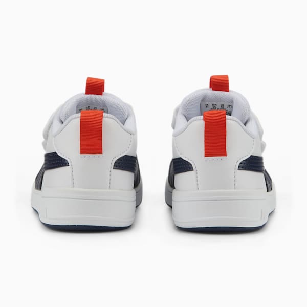 Multiflex SL V Kids' Sneakers, Puma White-Peacoat-Puma Red, extralarge-AUS