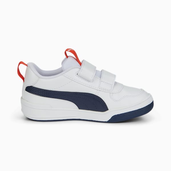 Multiflex SL V Kids' Sneakers, Puma White-Peacoat-Puma Red, extralarge-AUS