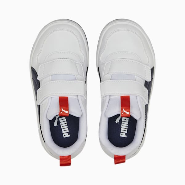 Multiflex SL V Kids' Sneakers, Puma White-Peacoat-Puma Red, extralarge-IDN