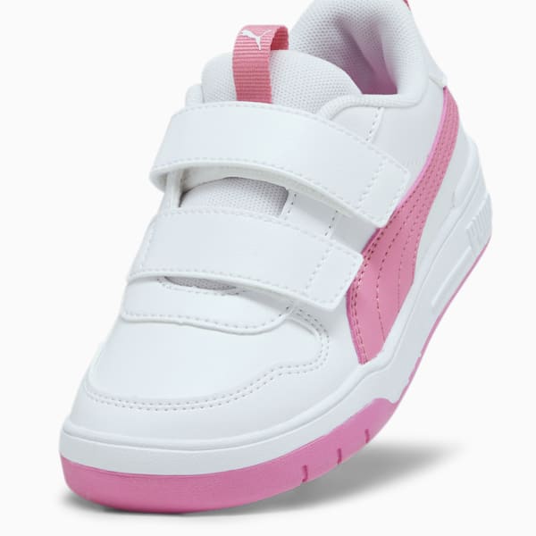 Multiflex SL V Kids' Sneakers, PUMA White-Strawberry Burst, extralarge-IDN